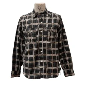 Sportsman Shirt "Camp Flannel" - Black - Warehouse Black Tie Optional Morning Comfort
