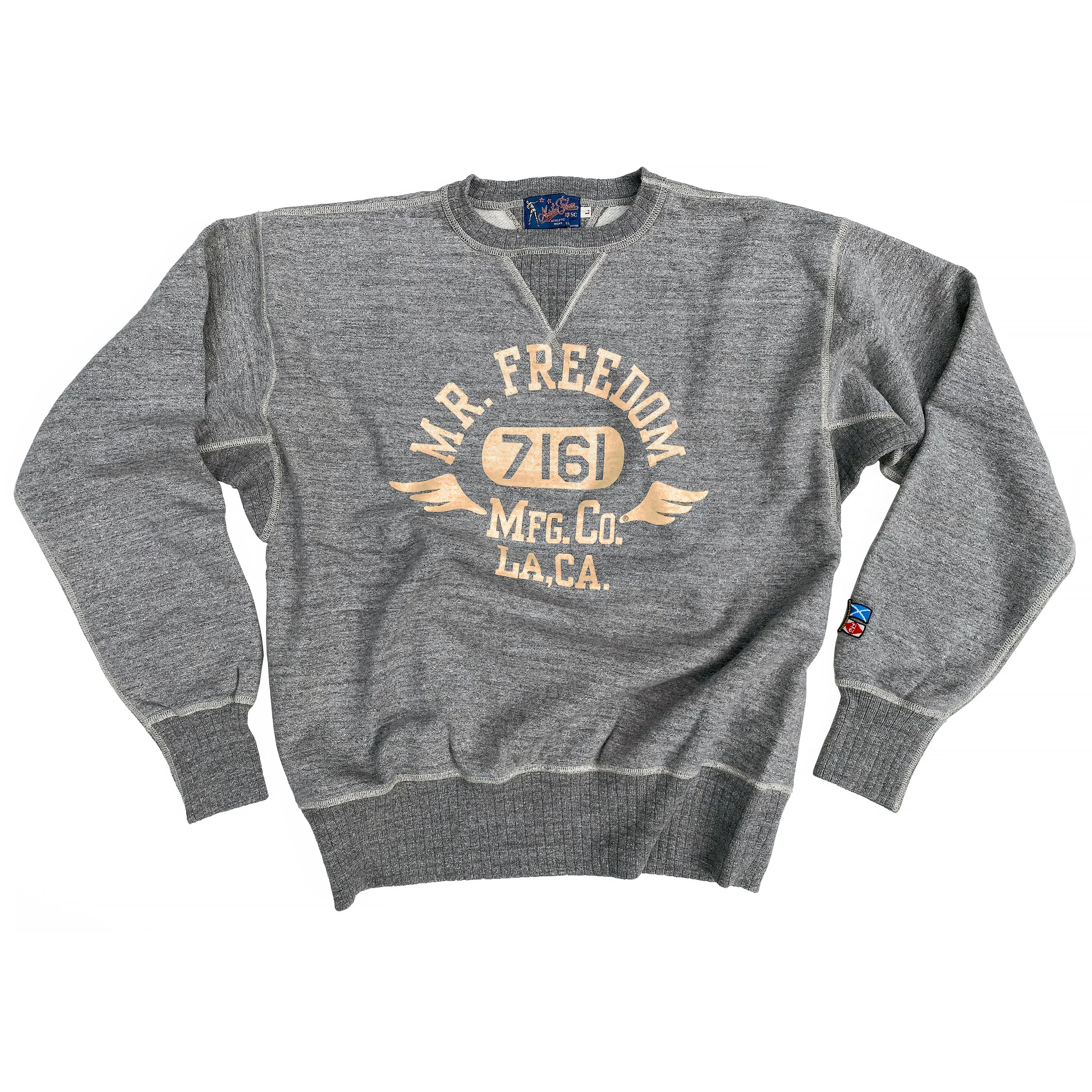 The Medalist Sweatshirt - Heather Grey "MfgCo." Print Best-selling