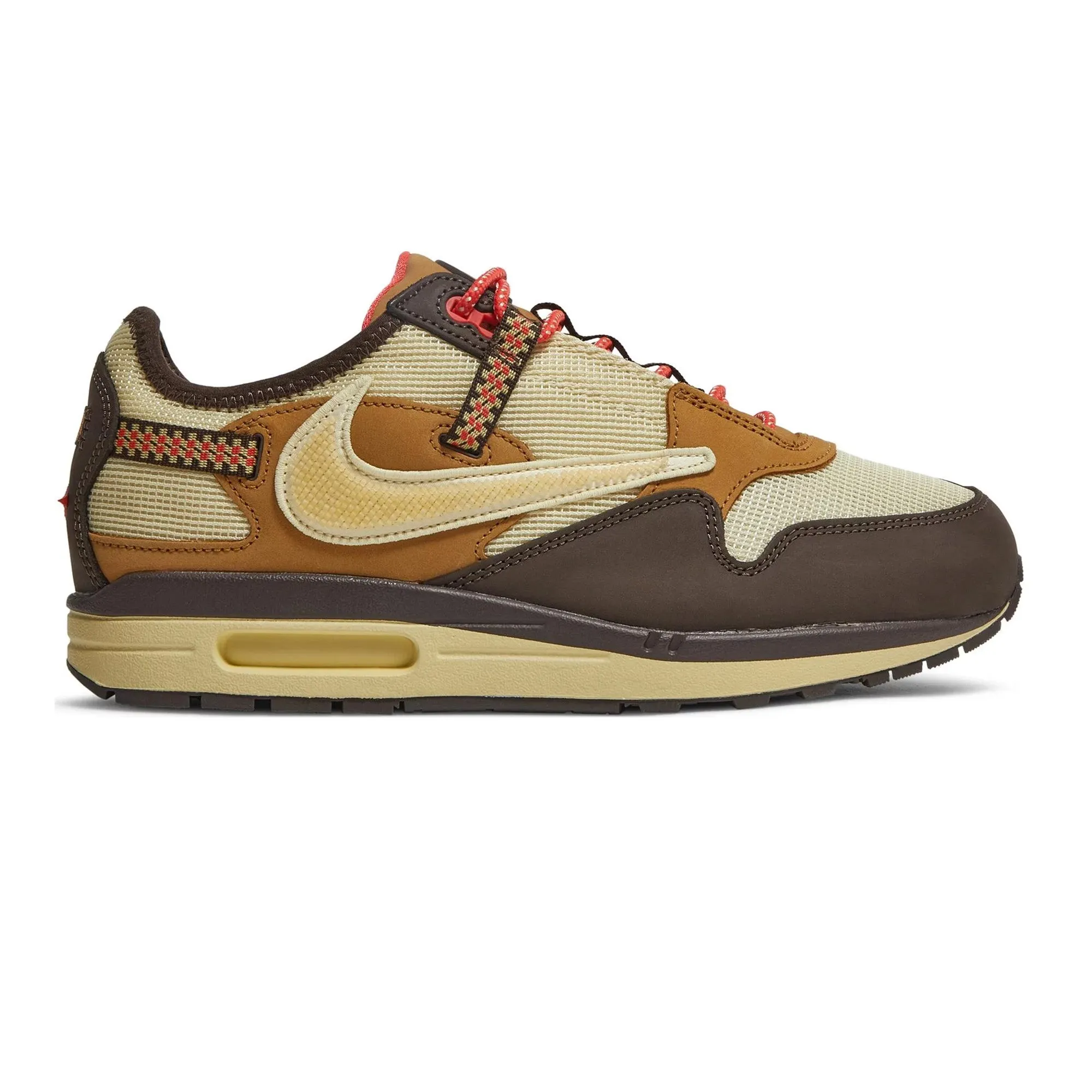 Nike Air Max 1 Travis Scott Cactus Jack 'Baroque Brown' (2022) Comfortable Padding Superior shock absorption