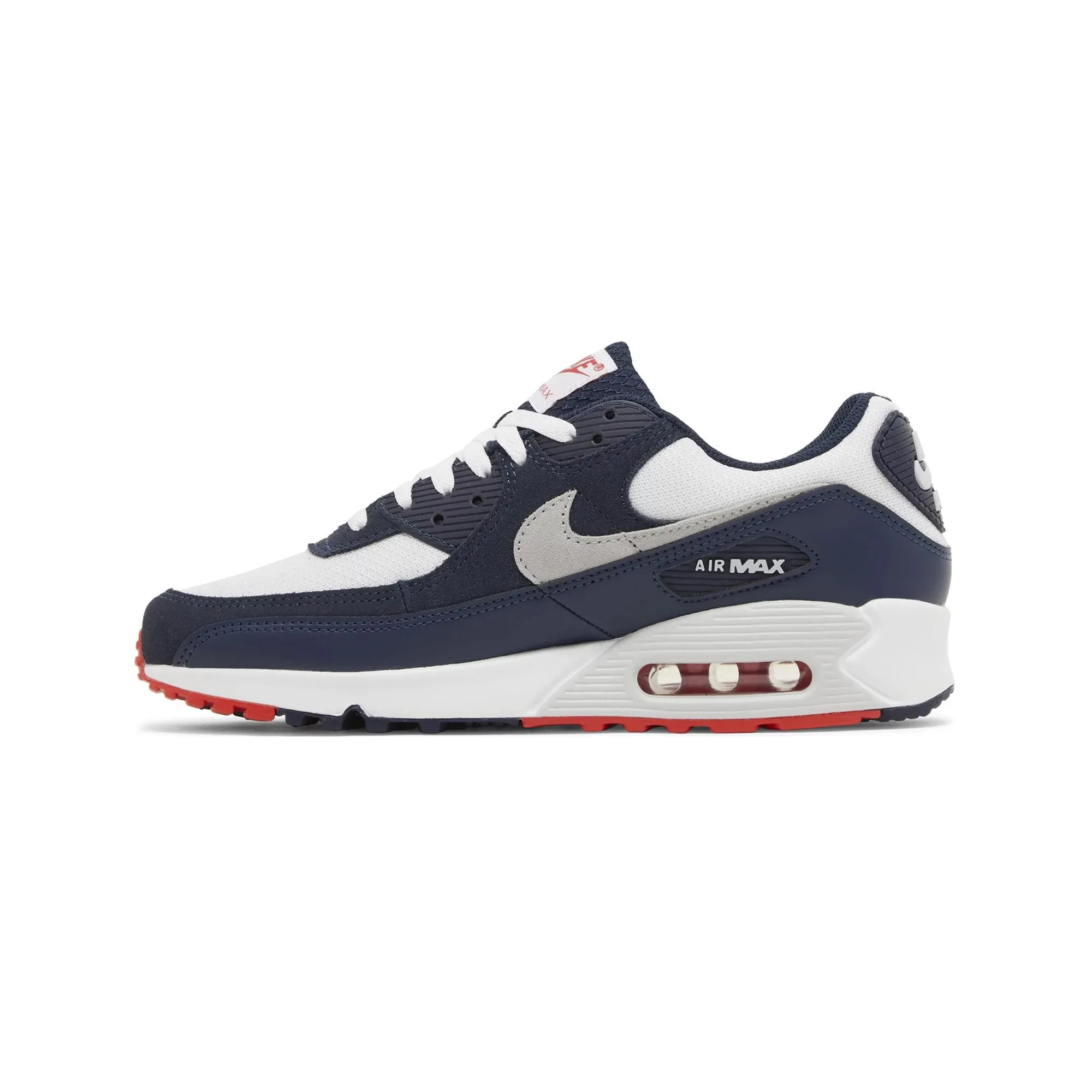 Air Max 90 'Obsidian Track Red' (2023) Vibrant sole Cozy Motion