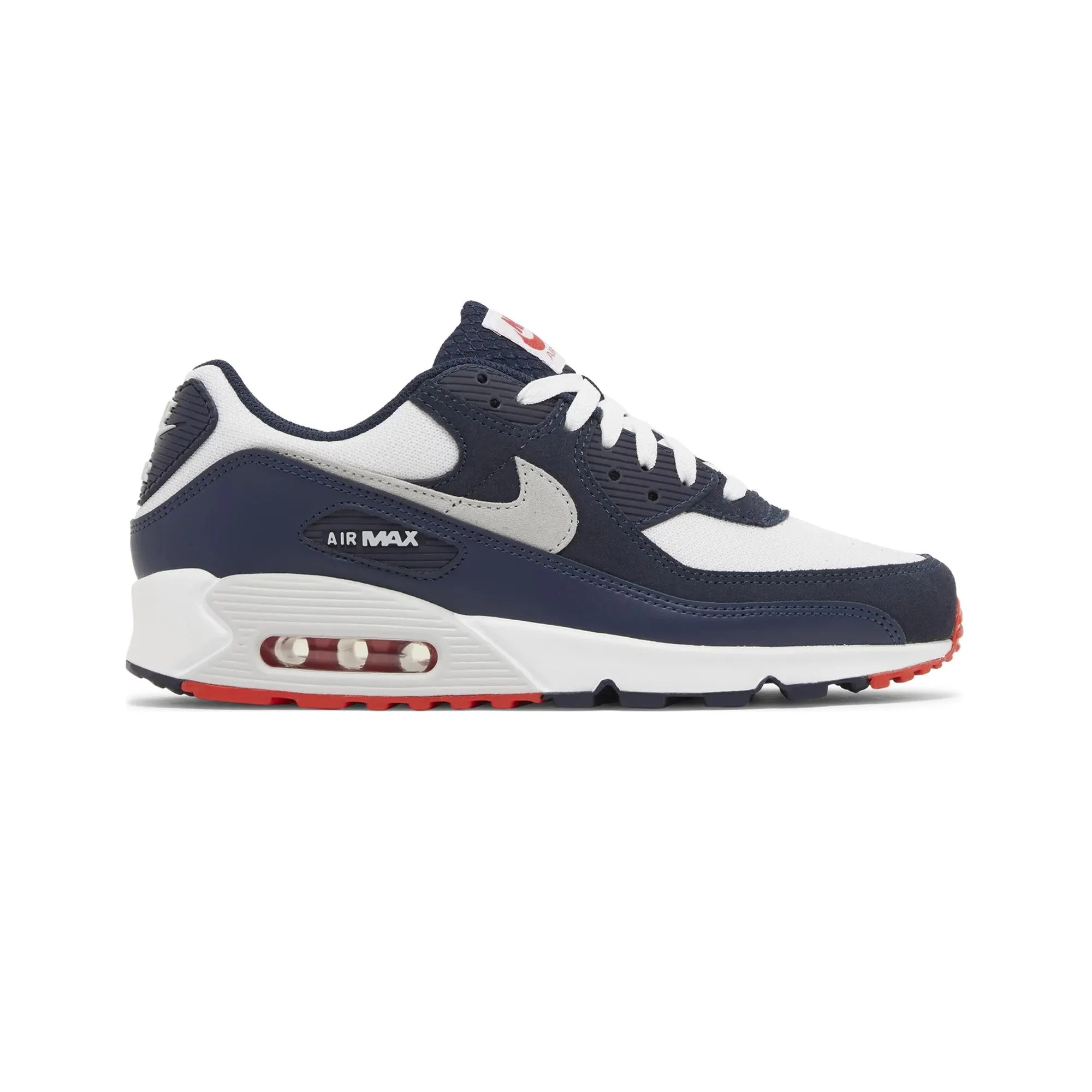 Air Max 90 'Obsidian Track Red' (2023) Cush Pad Running Gear