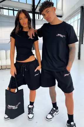 Limited Edition 3/4 Shorts - Black ReinforcedPockets WrinkleFreeFabric