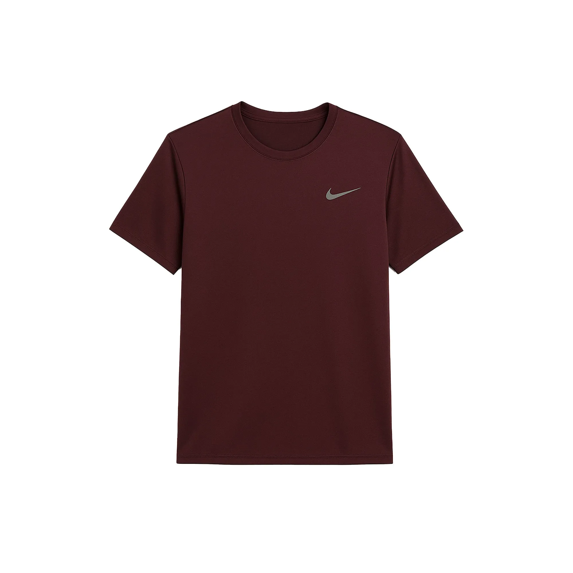 Nike Rise 365 Dri-Fit Short-Sleeve Running Top 'Burgundy Crush' Ventilation Tech Reinforced Midfoot
