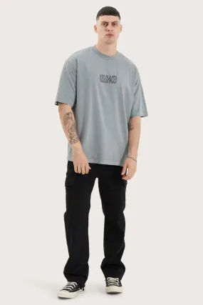 AdjustableCuffSystem HypoallergenicMaterial Wright Oversized Tee Pigment Neutral Grey