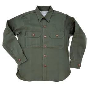 wrinkle free Snipes Shirt - Army Green Shade 44