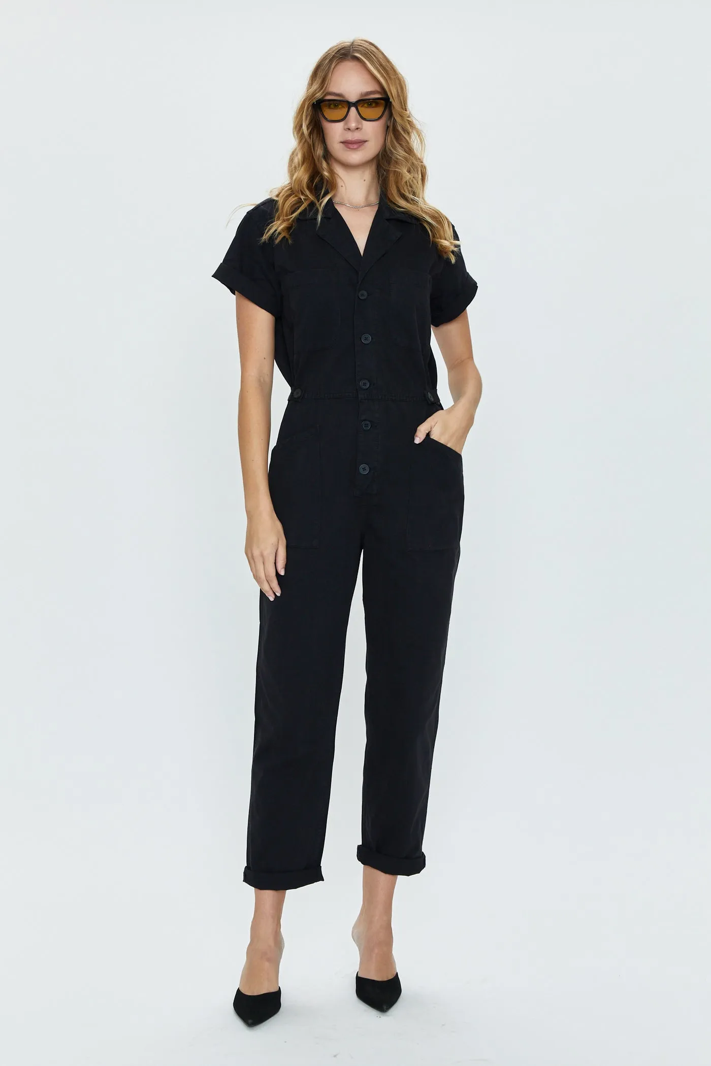 PISTOLA GROVER SHORT SLEEVE FIELDSUIT - FADE TO BLACK Athletic Comfort