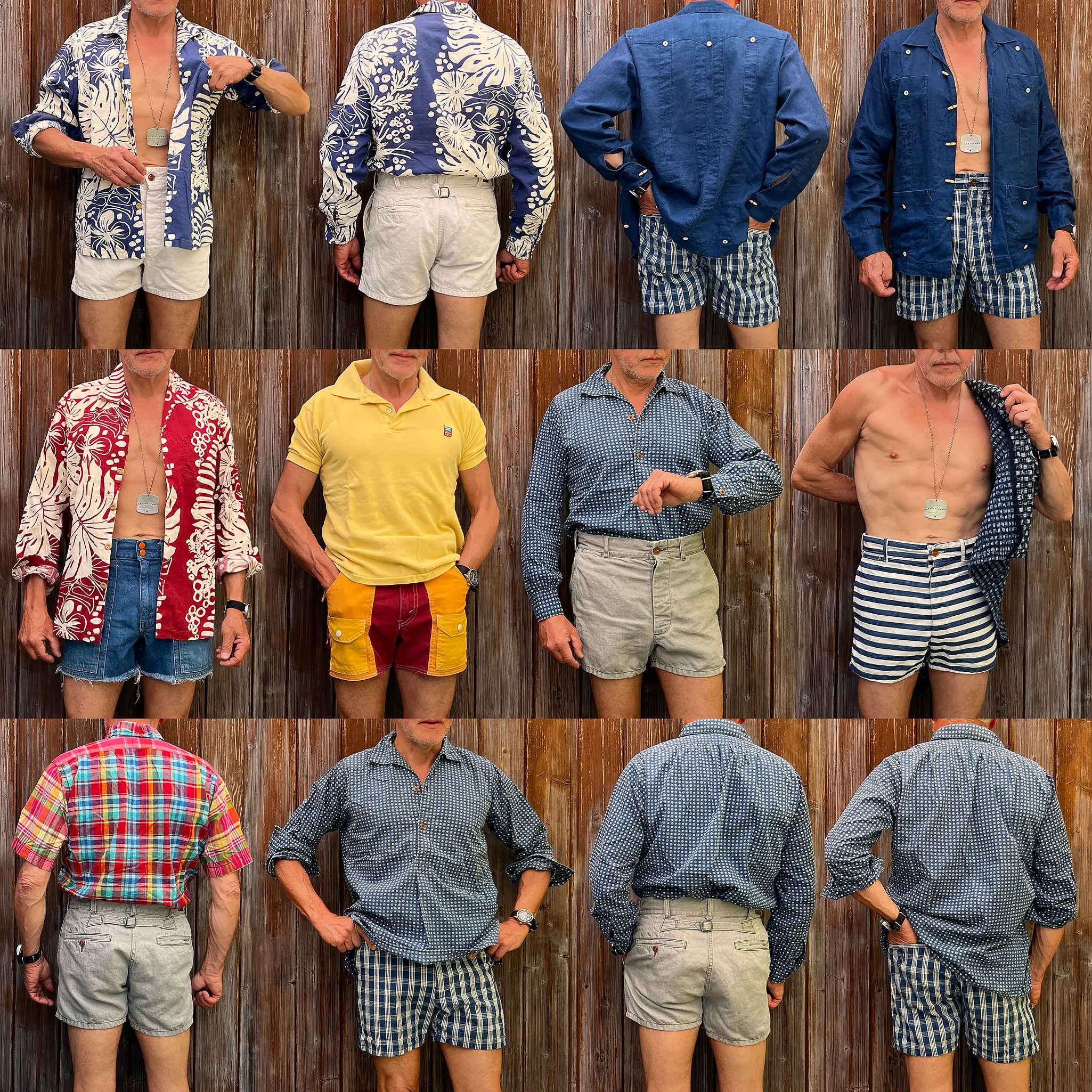 Continental Bermudas "Cooper Ed." - Paniolo Layered Cuff Design Eye-catching Design