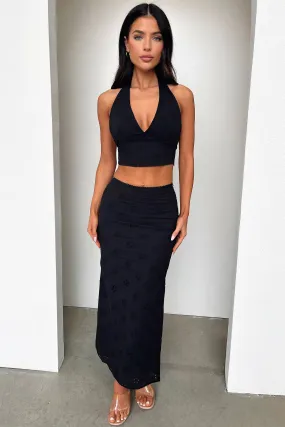 Nerissa Maxi Skirt - Black Style Fusion