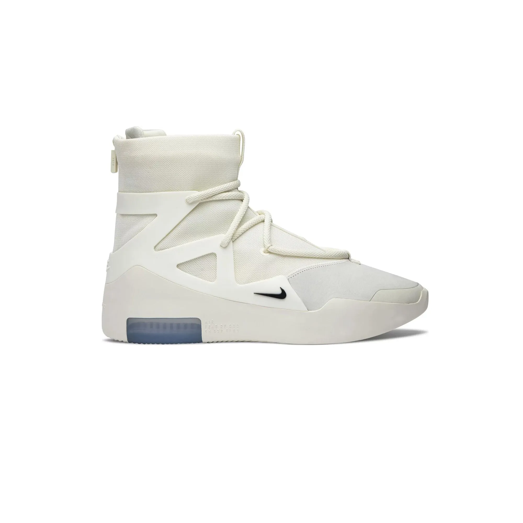 Adaptive Flex Notches Cushioned Feel Nike Air Fear Of God 1 'Sail Black' (2019)