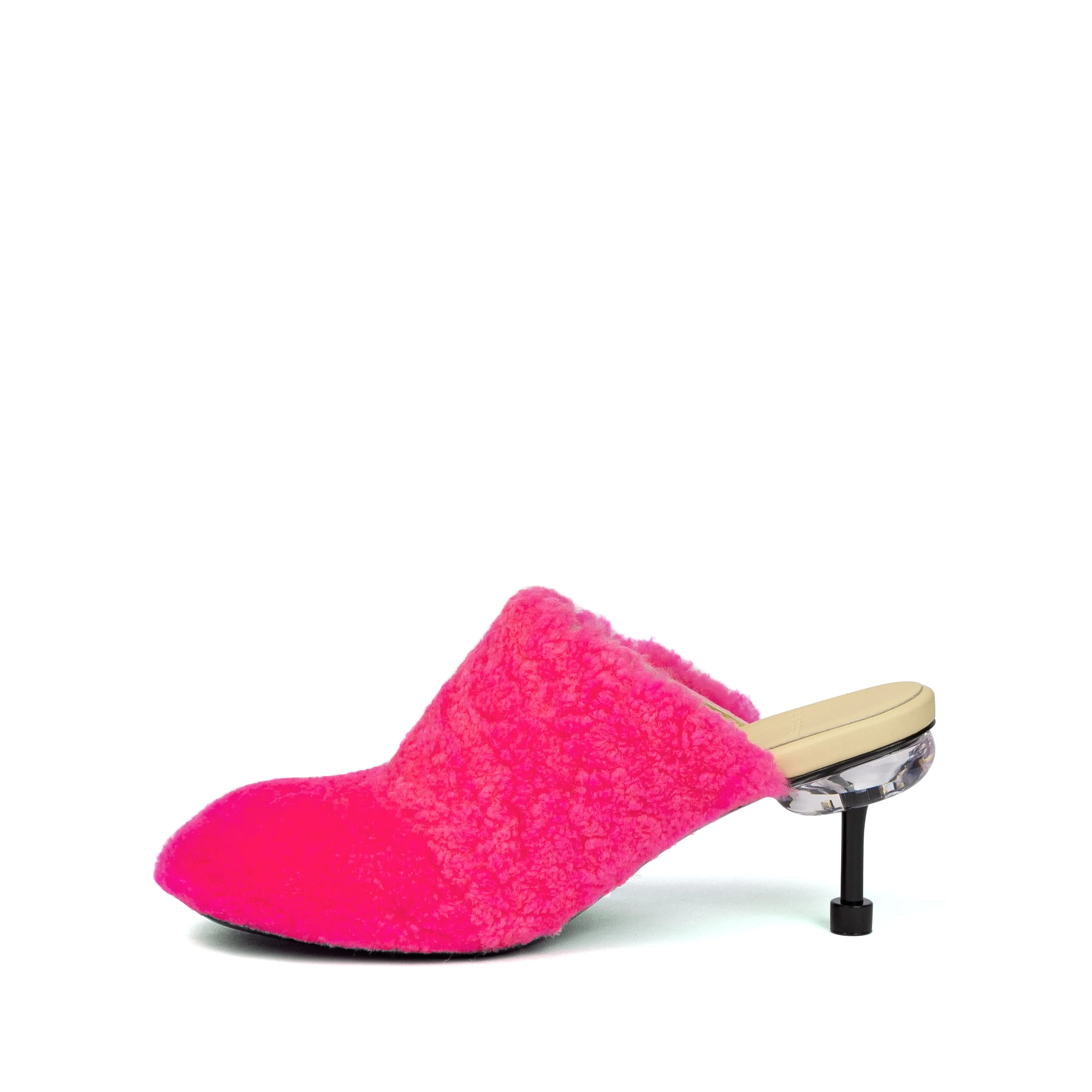 OSHA BUBBLE MID PINK Elegant Feel Footwear Style
