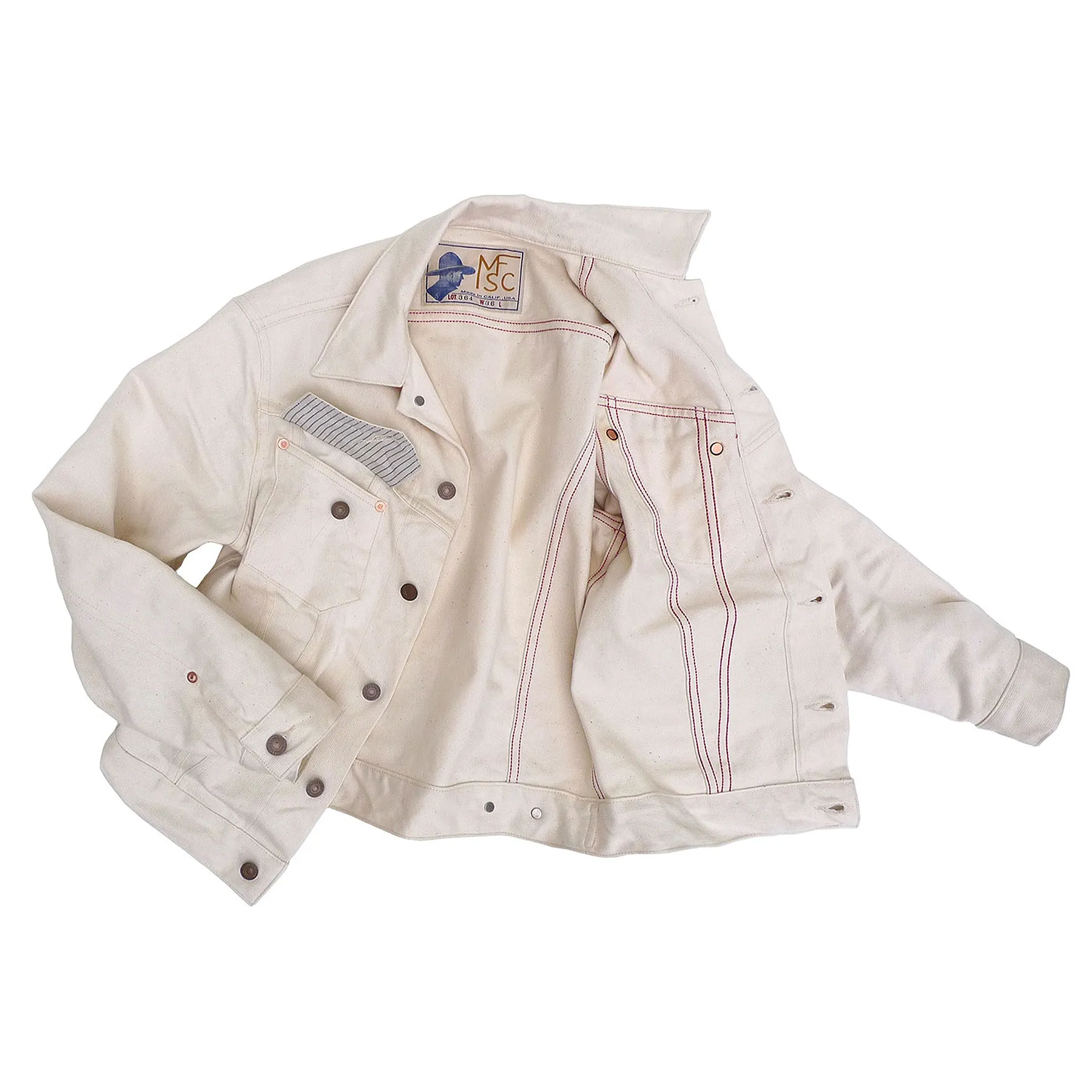 Cowboy Jacket - Wheat Pique - Warehouse Hypoallergenic Textile