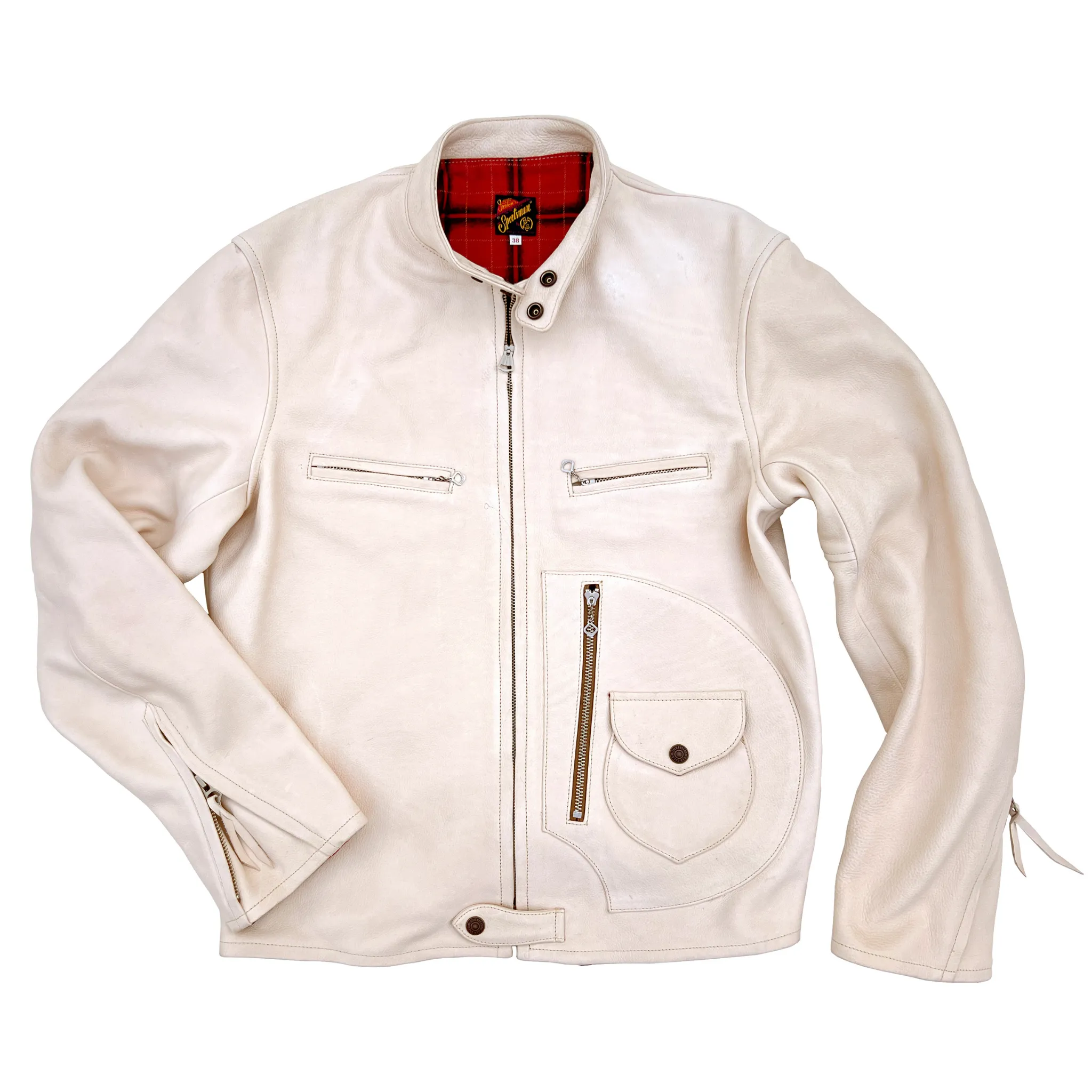 Lightweight Construction Double Stitch Seams Bronco Champ Type II - Natural