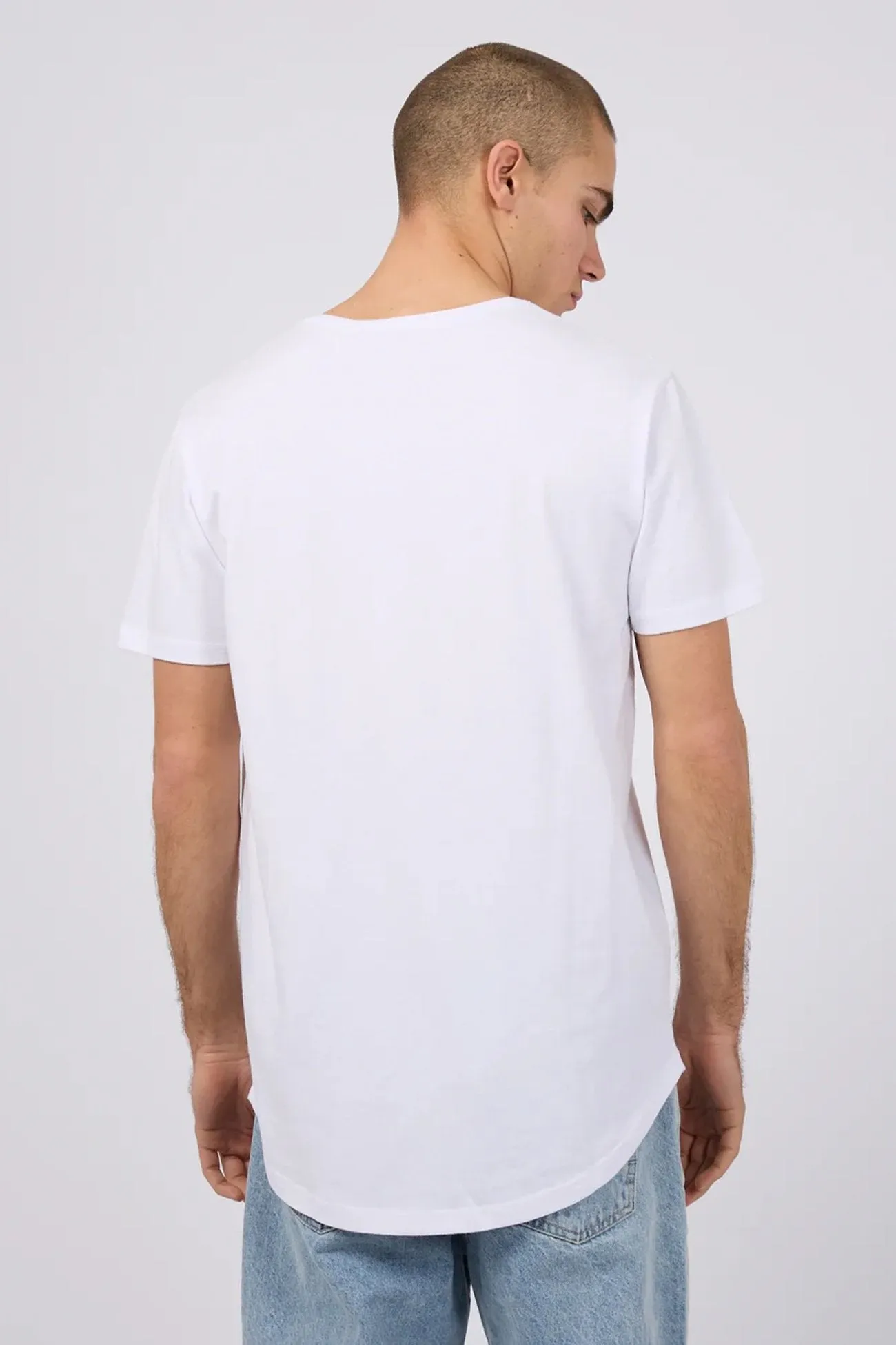 Tail Tee White HypoallergenicFabric BuiltInLayer