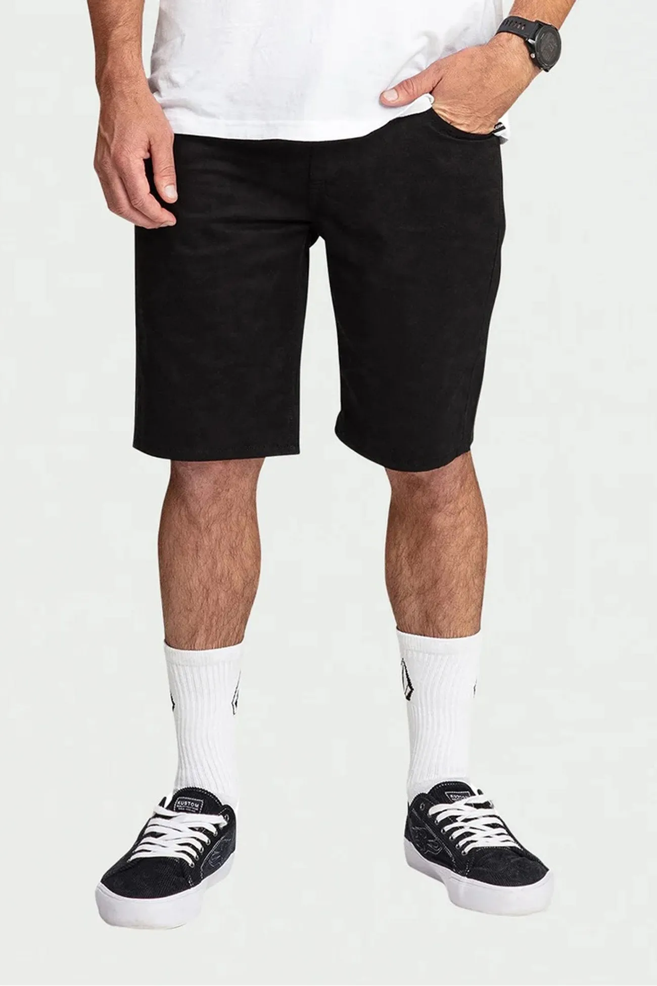 Solver Lite 5 Pock Short 19" Black Sporty Comfort Fit