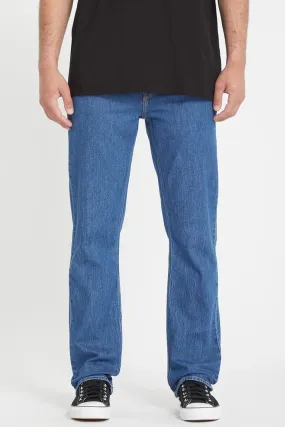 Fashionable Waist Relaxed Comfort Look Solver Modern Fit Jean Bold Blue
