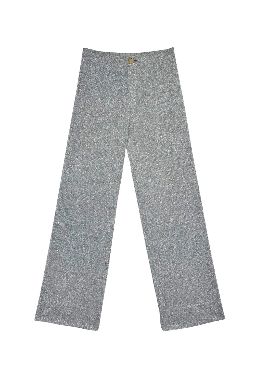 Sparkle Trousers - Silver Relaxed Comfort Look Seasonal Wear