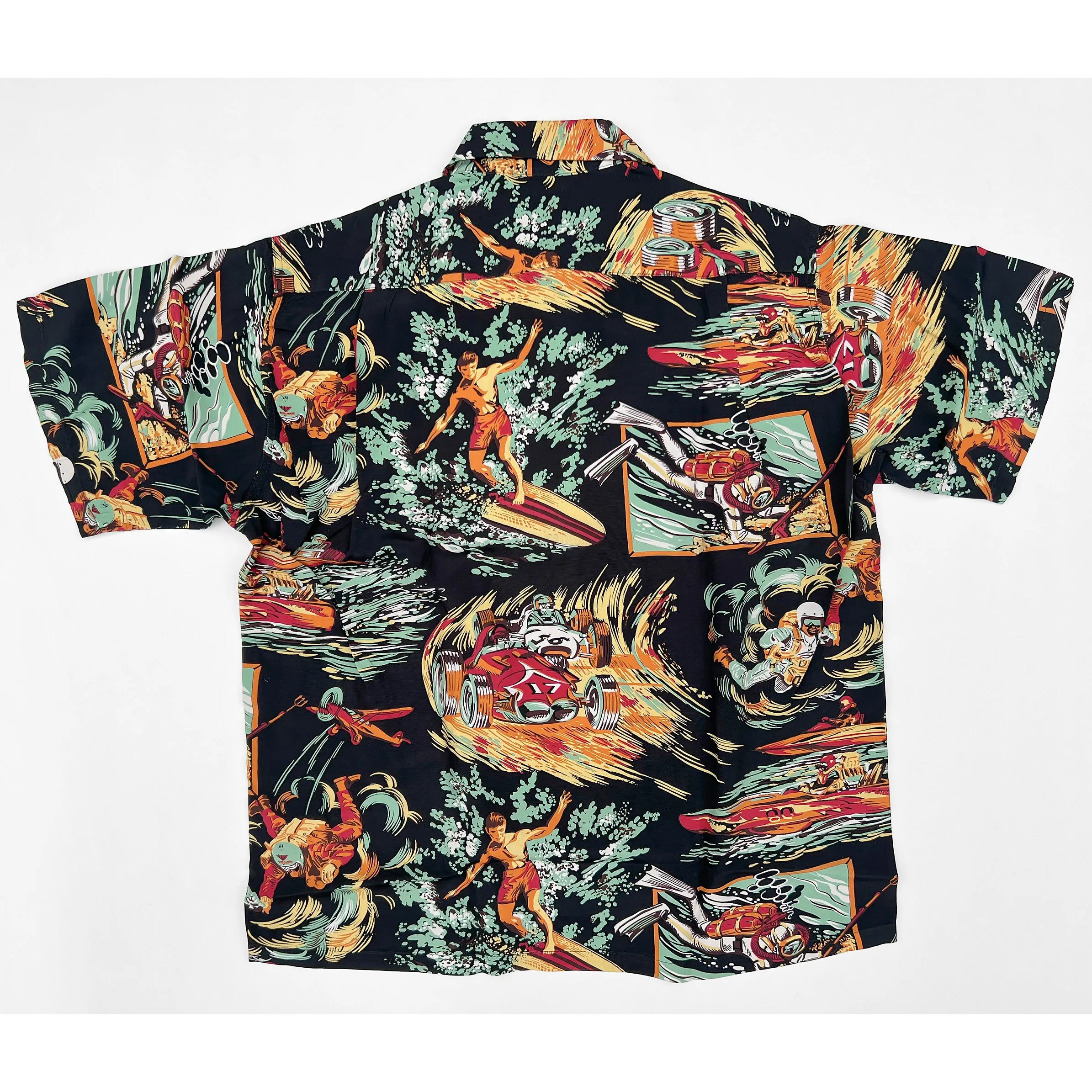 No Bulk Layering System Rock 'n' Roll Shirt "Action Packed" Type II - Black