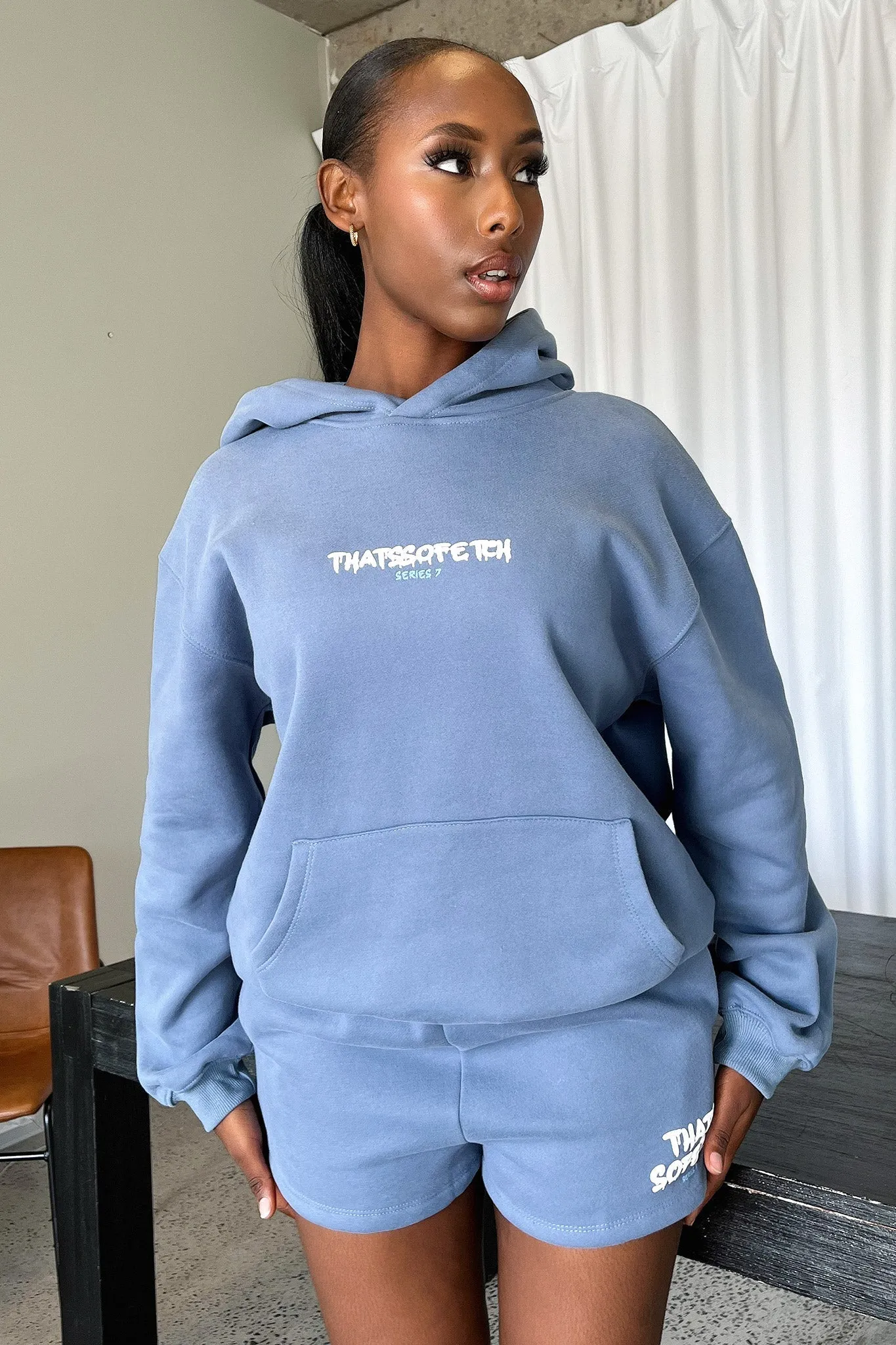 Series 7 Shorts - Blue All Day Flex Fit low waisted