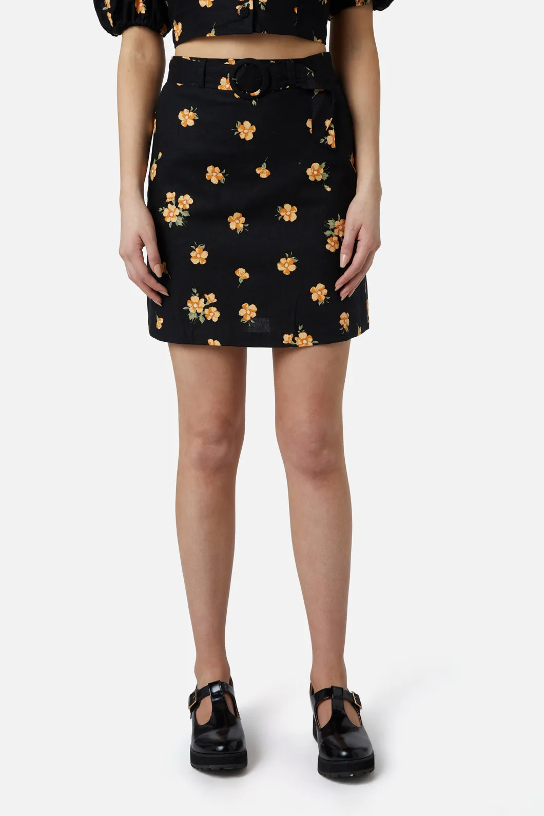 Bianca Ditsy Skirt NonRestrictiveCut Stylish Wear