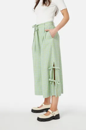 Water-resistant Spring Check Skort