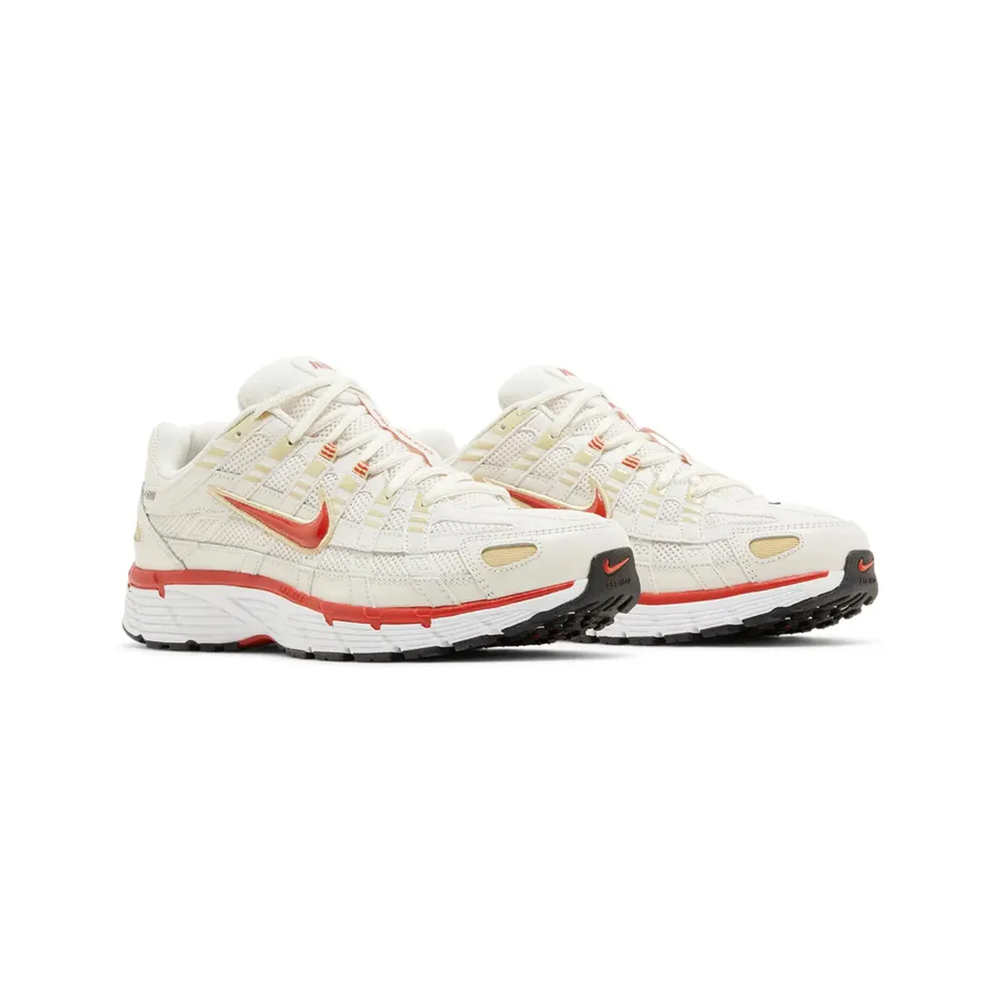 Flat Knit Texture Shock Diffusing Platform Nike P-6000 Phantom 'Dragon Red' (2024)