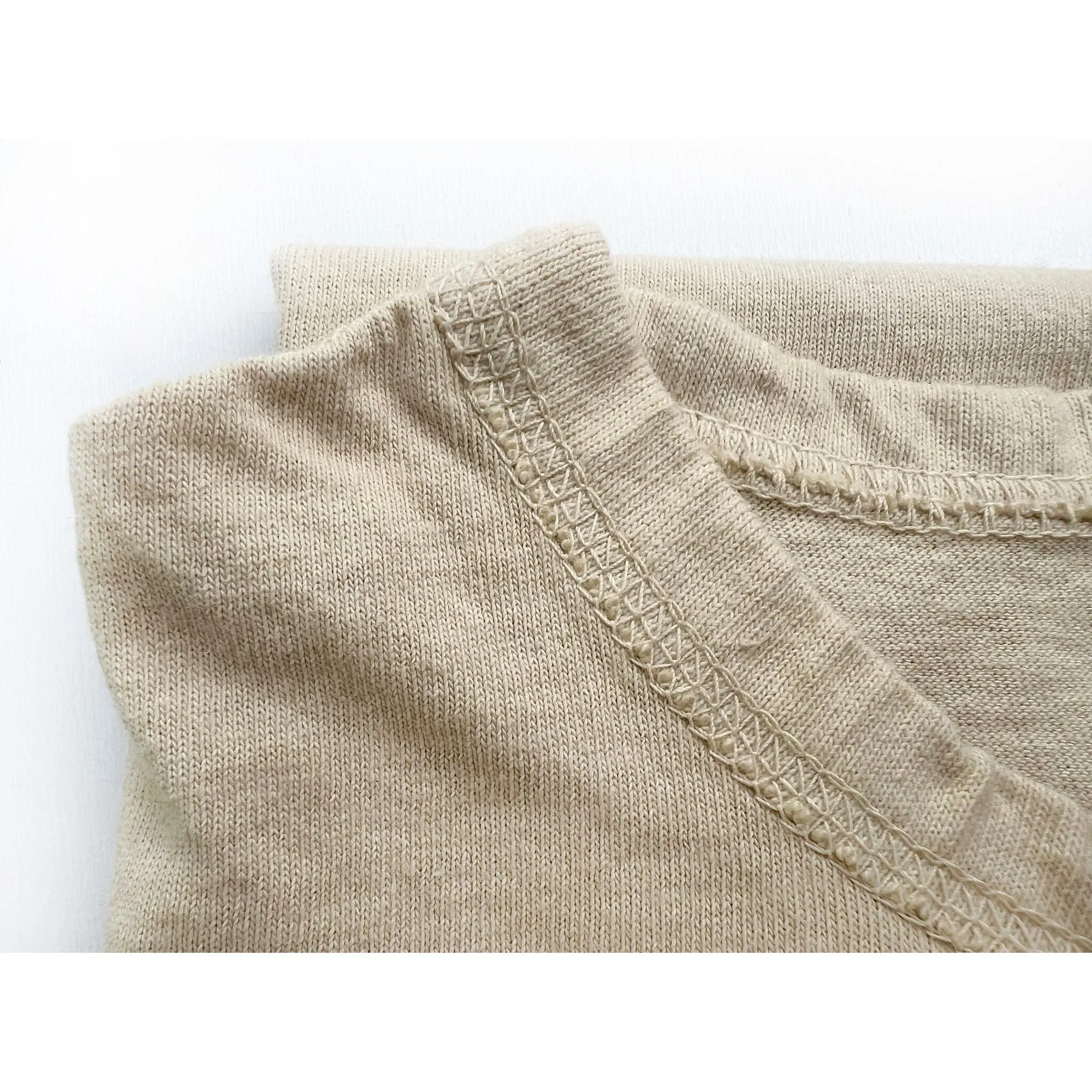 Breathable Mesh Insert Flexible Ribbed Cuffs Stanley T-Shirt - Desert Sand