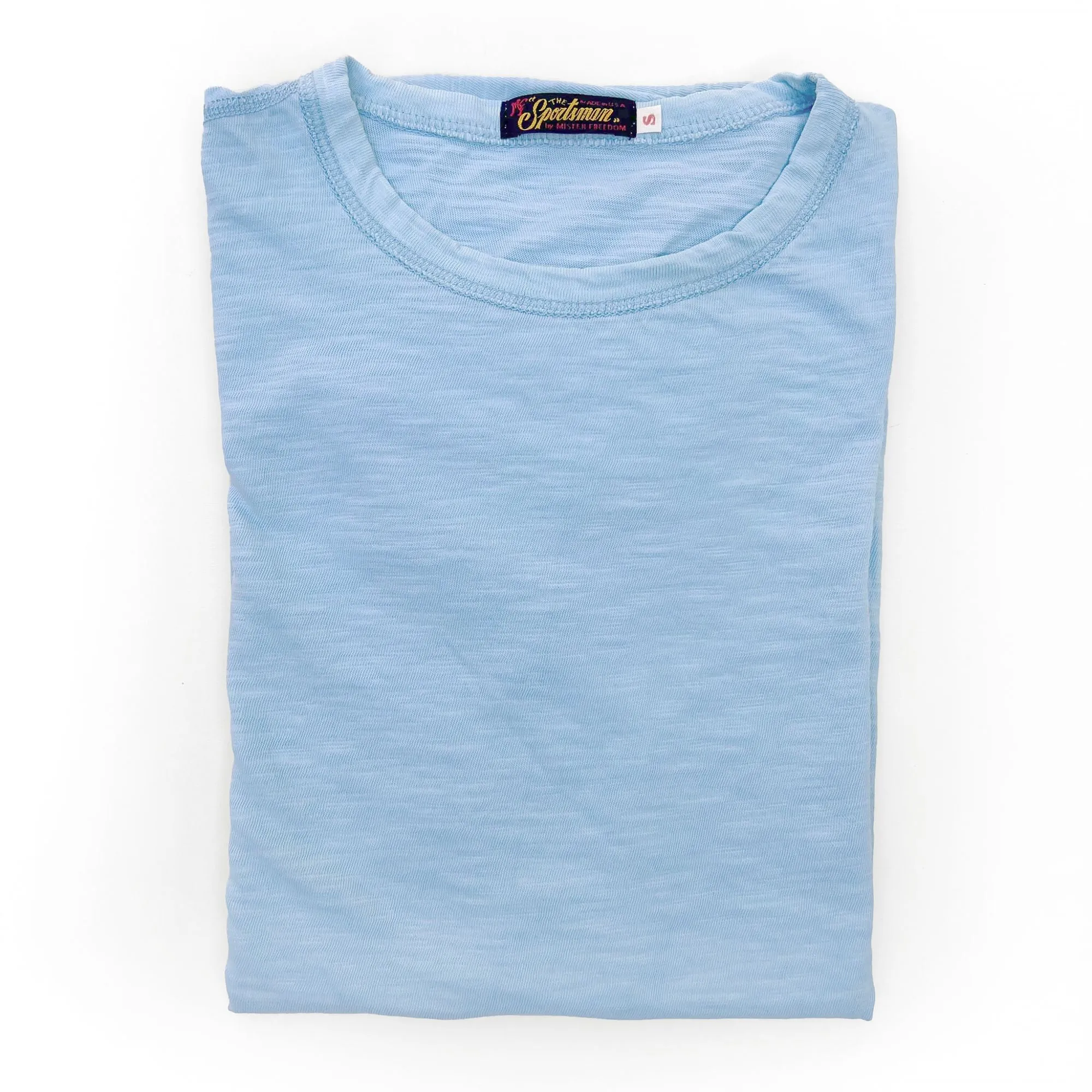 Stanley T-Shirt - Sky Blue Contrast Stitching UV Protection