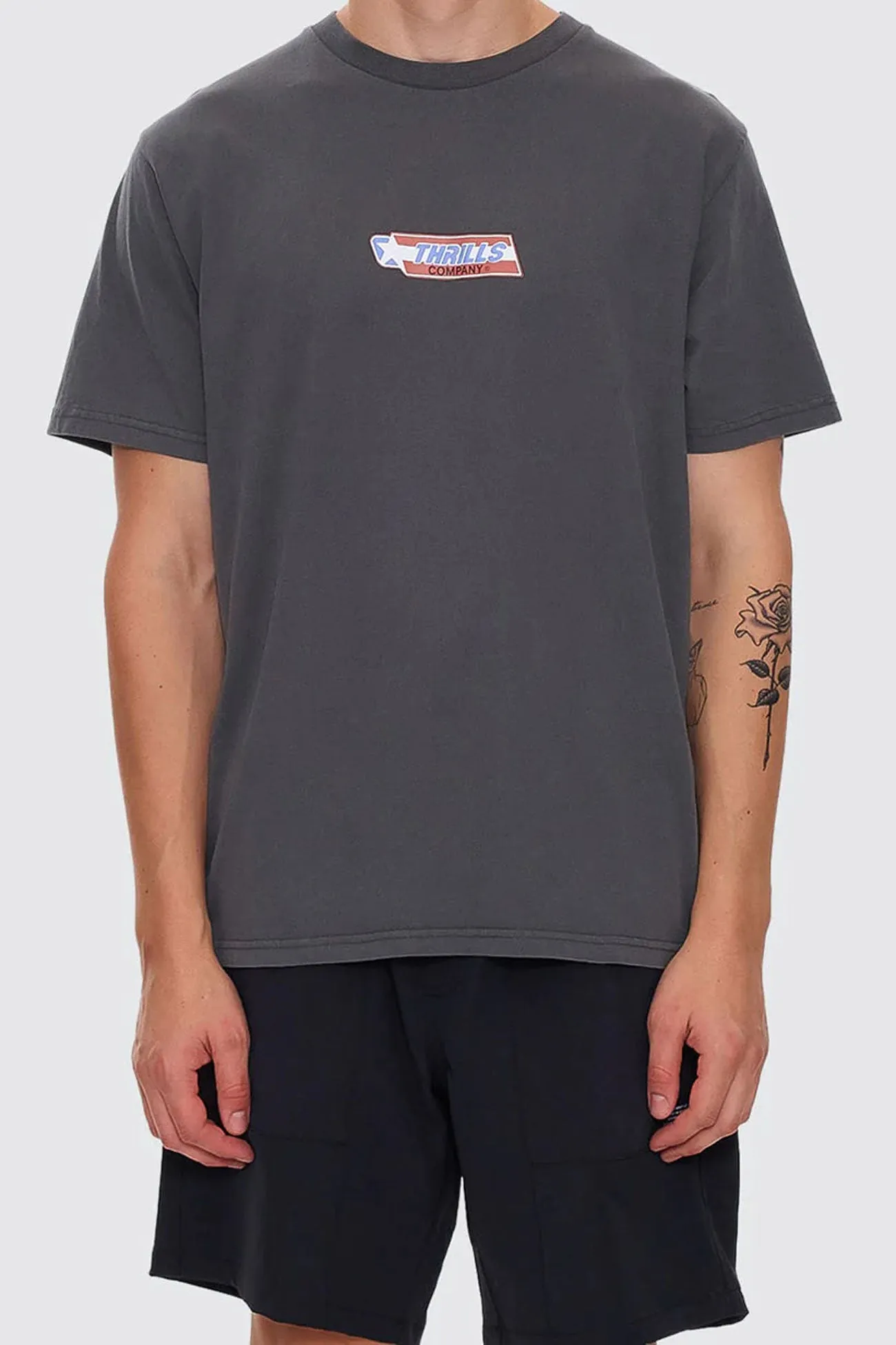 elegant design Wrinkle Resistant Textile Starpower Merch Fit Tee Merch Black
