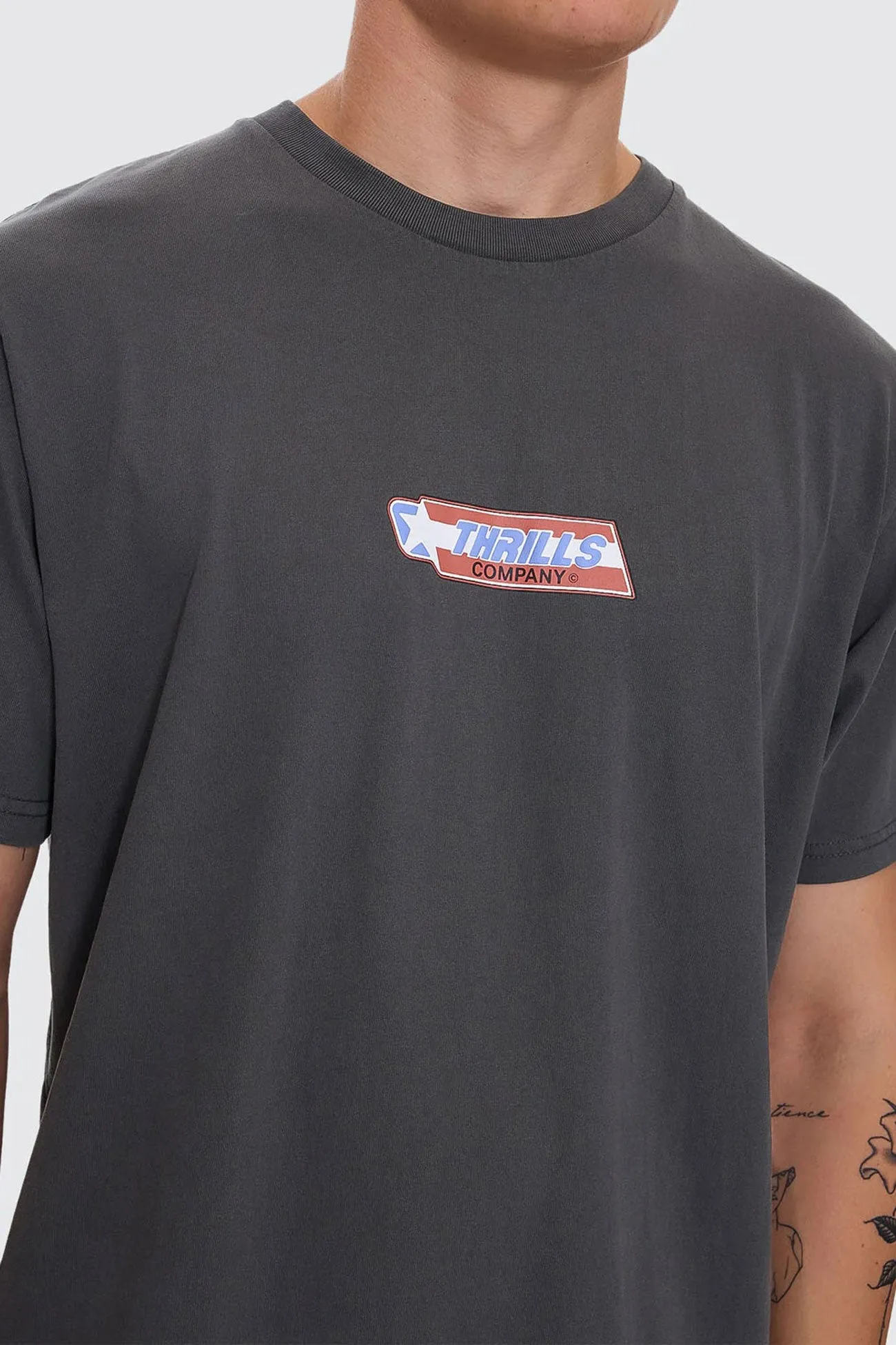 Casual Fit MoistureWicking Fabric Starpower Merch Fit Tee Merch Black