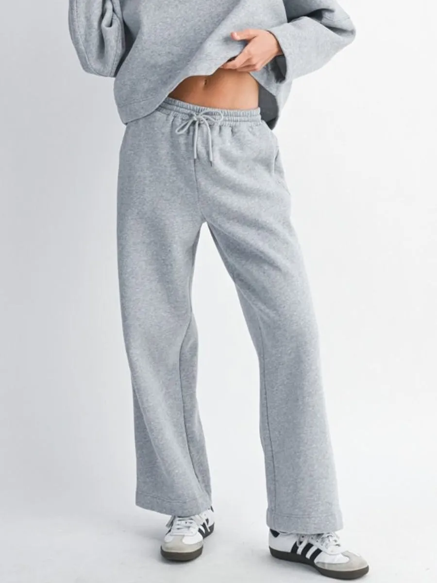 Warm Layer Smart Stretch STRAIGHT LEG SWEAT PANT - GREY