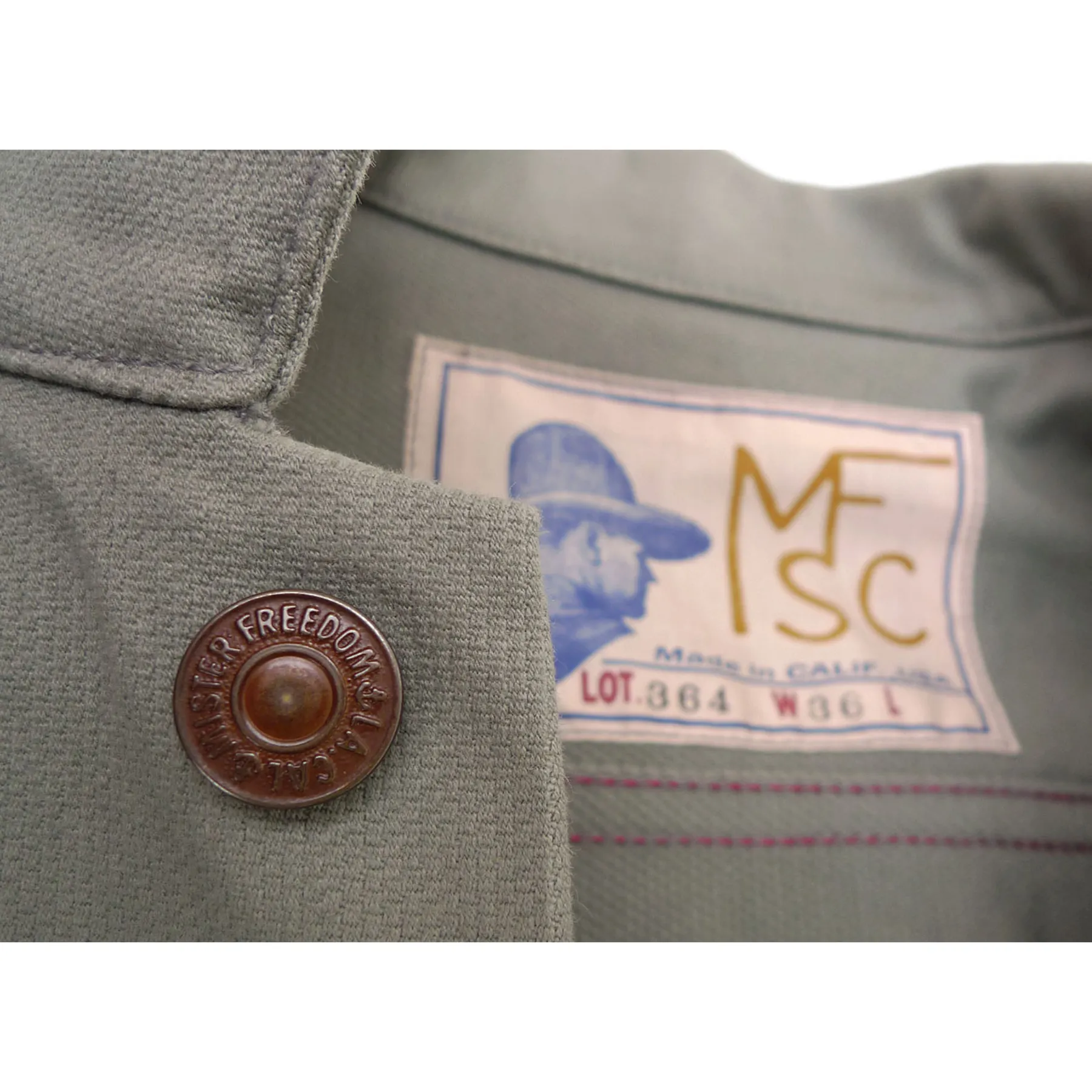 Cowboy Jacket - Sage Pique Ergonomic Armhole Cut