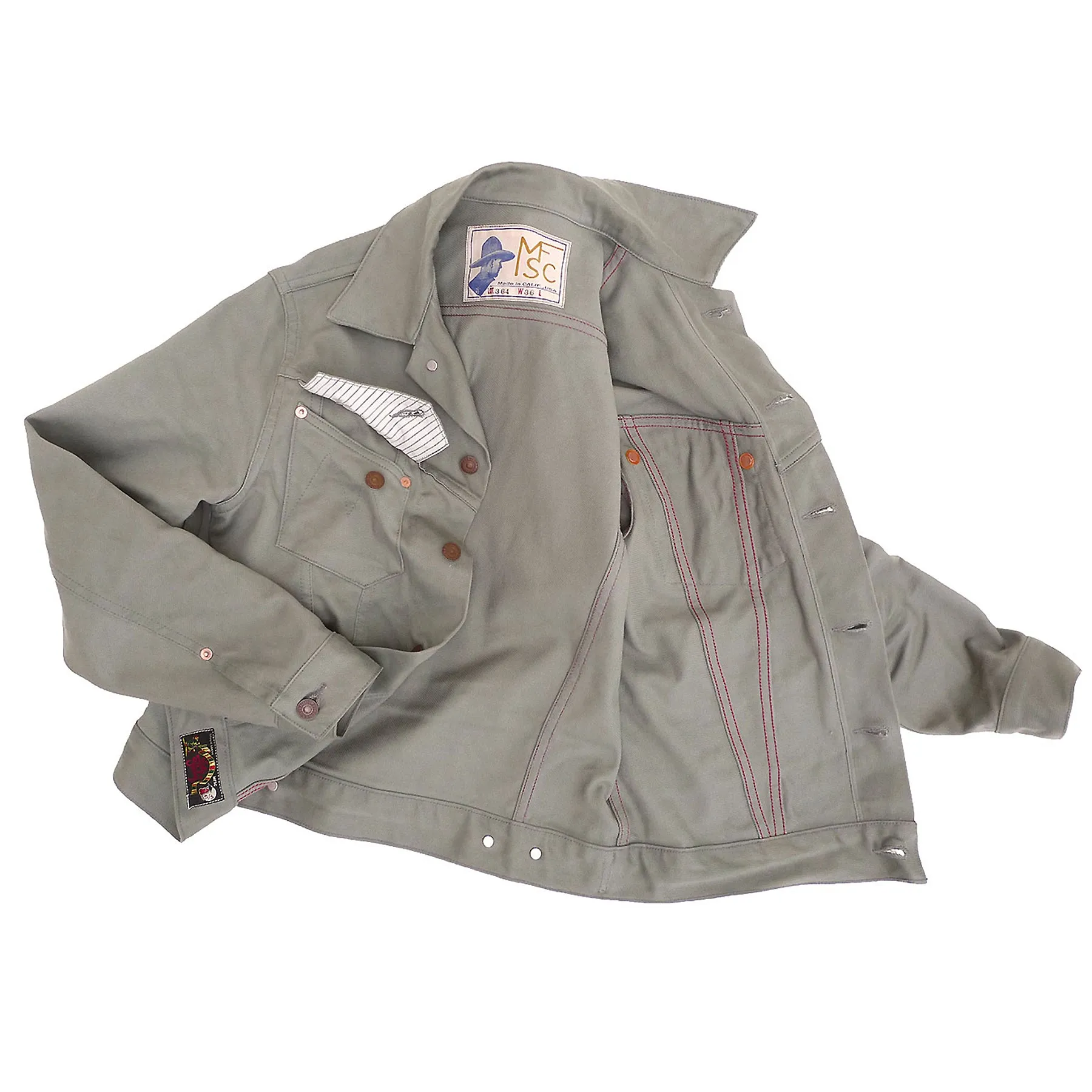 FlexibleFit waterproof construction Cowboy Jacket - Sage Pique