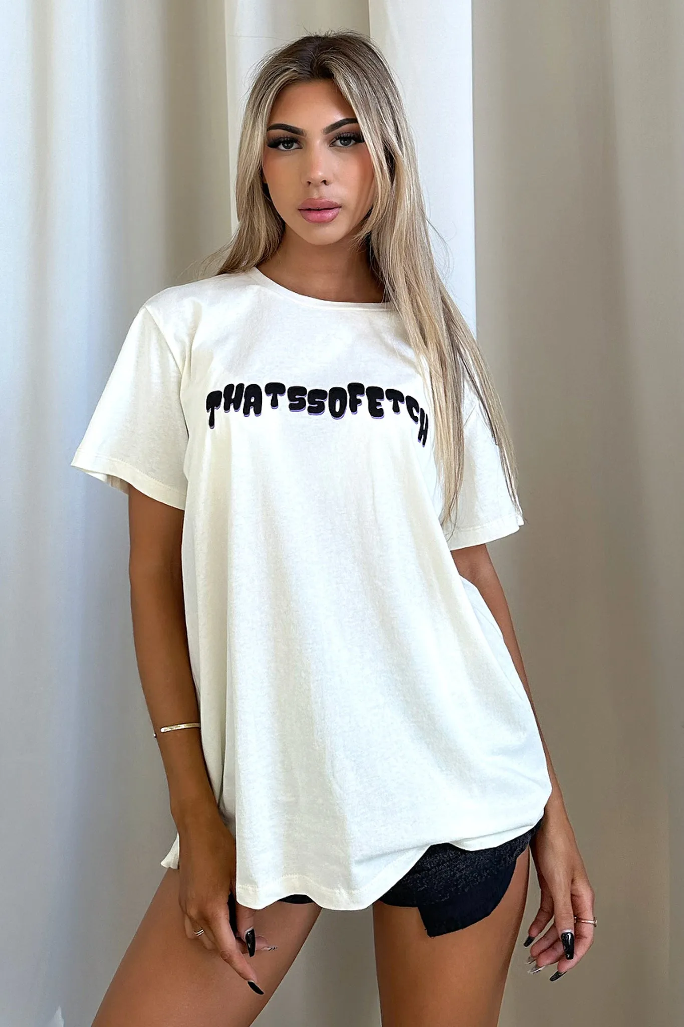Sport Performance Low Down Tee - Cream