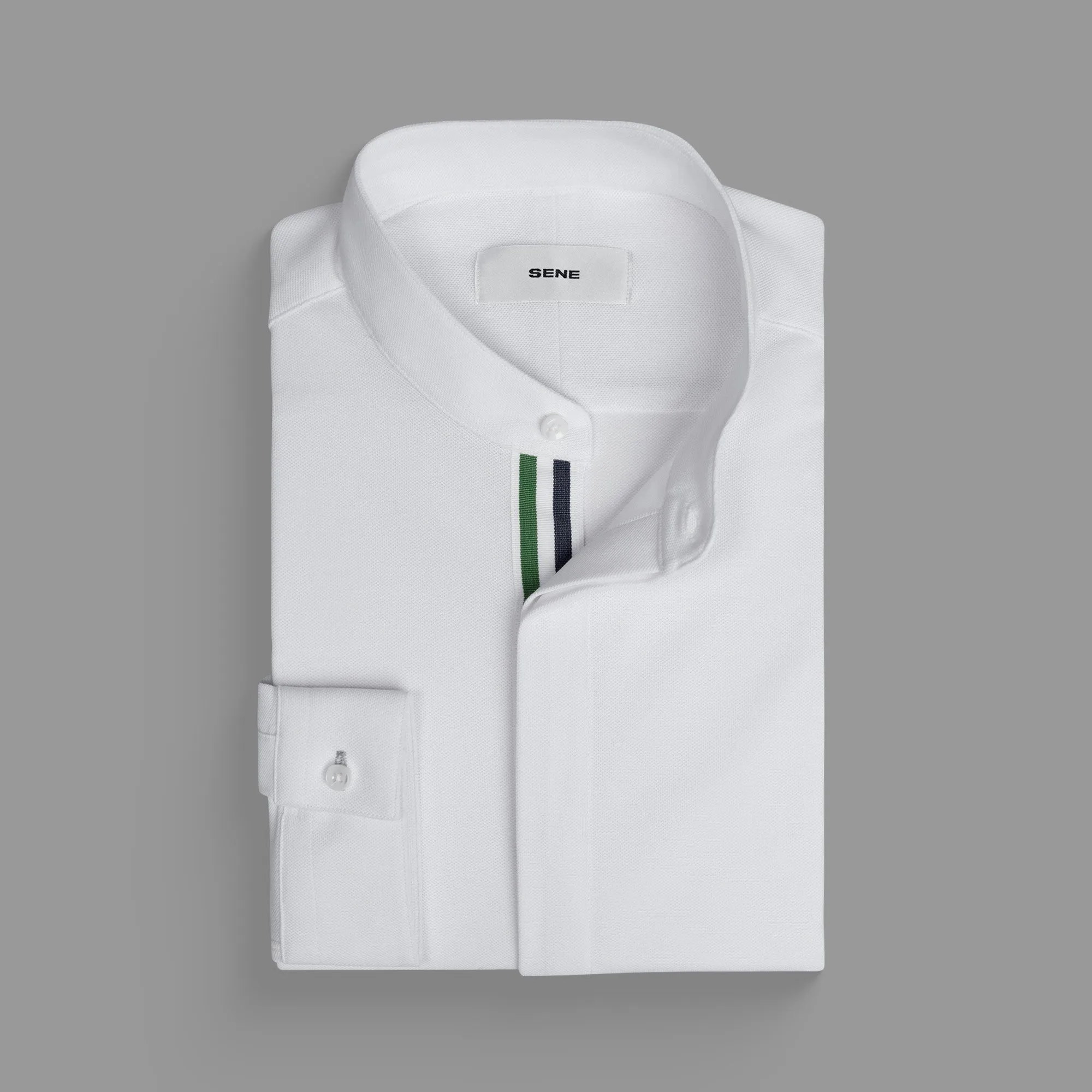 Country Escape Stretch Oxford Monk Shirt (Ribbon)