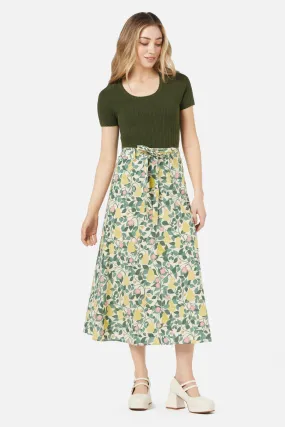 Timeless Wear Pear Vine Midi Skirt