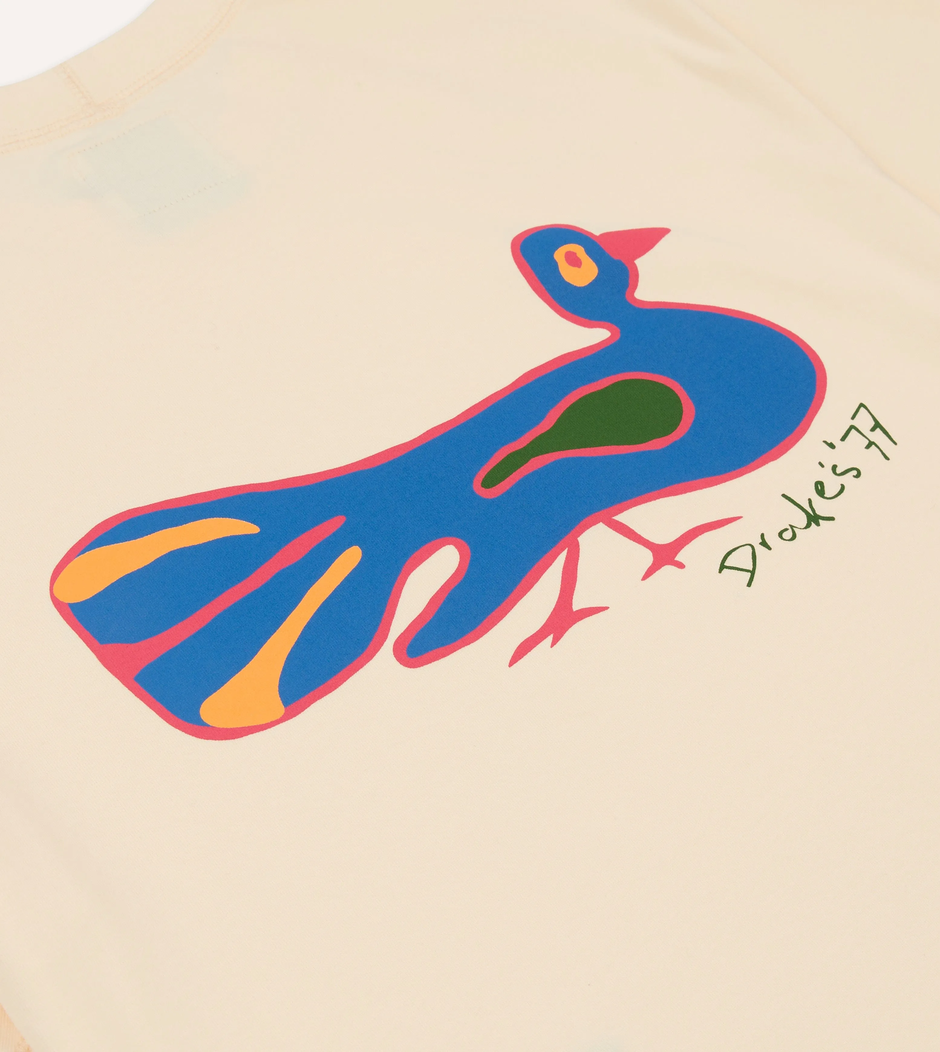 Antique White Peacock Print Short-Sleeve Hiking T-Shirt Chill Style Work efficiency