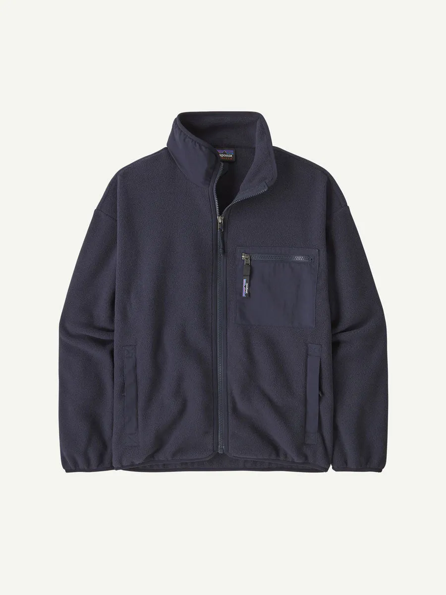 Odor Resistant Finish PATAGONIA WOMEN'S SYNCHILLA FLEECE JACKET - NAVY