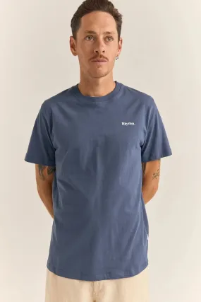 Brand Tee Navy Bonded Seam Technique HighDurabilityWeave