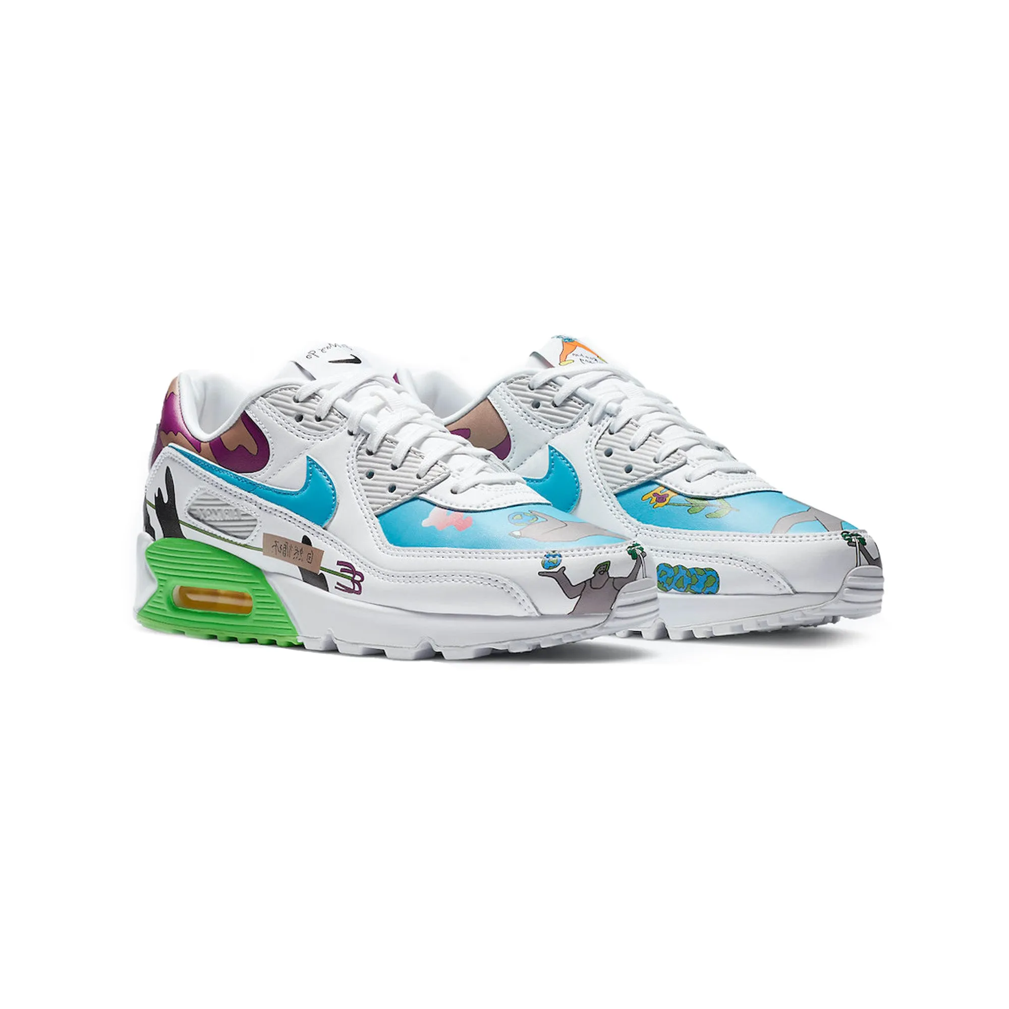 Smart Design Orthotic Friendly Fit Air Max 90 Flyleather 'Ruohan Wang' (2020)