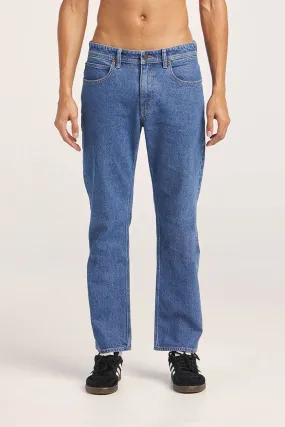 Seam-Free L-Three Straight Jean Satisfaction Indigo