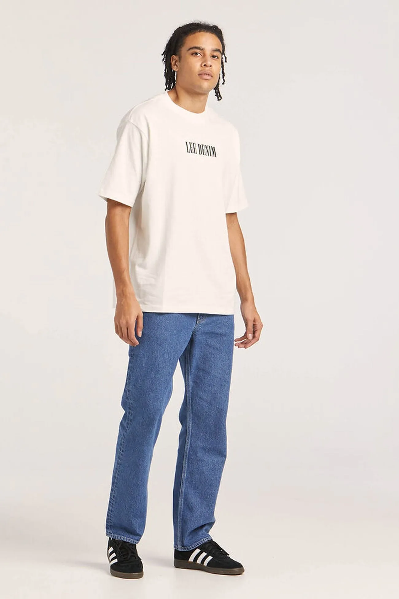 No Frills Fit L-Three Straight Jean Satisfaction Indigo