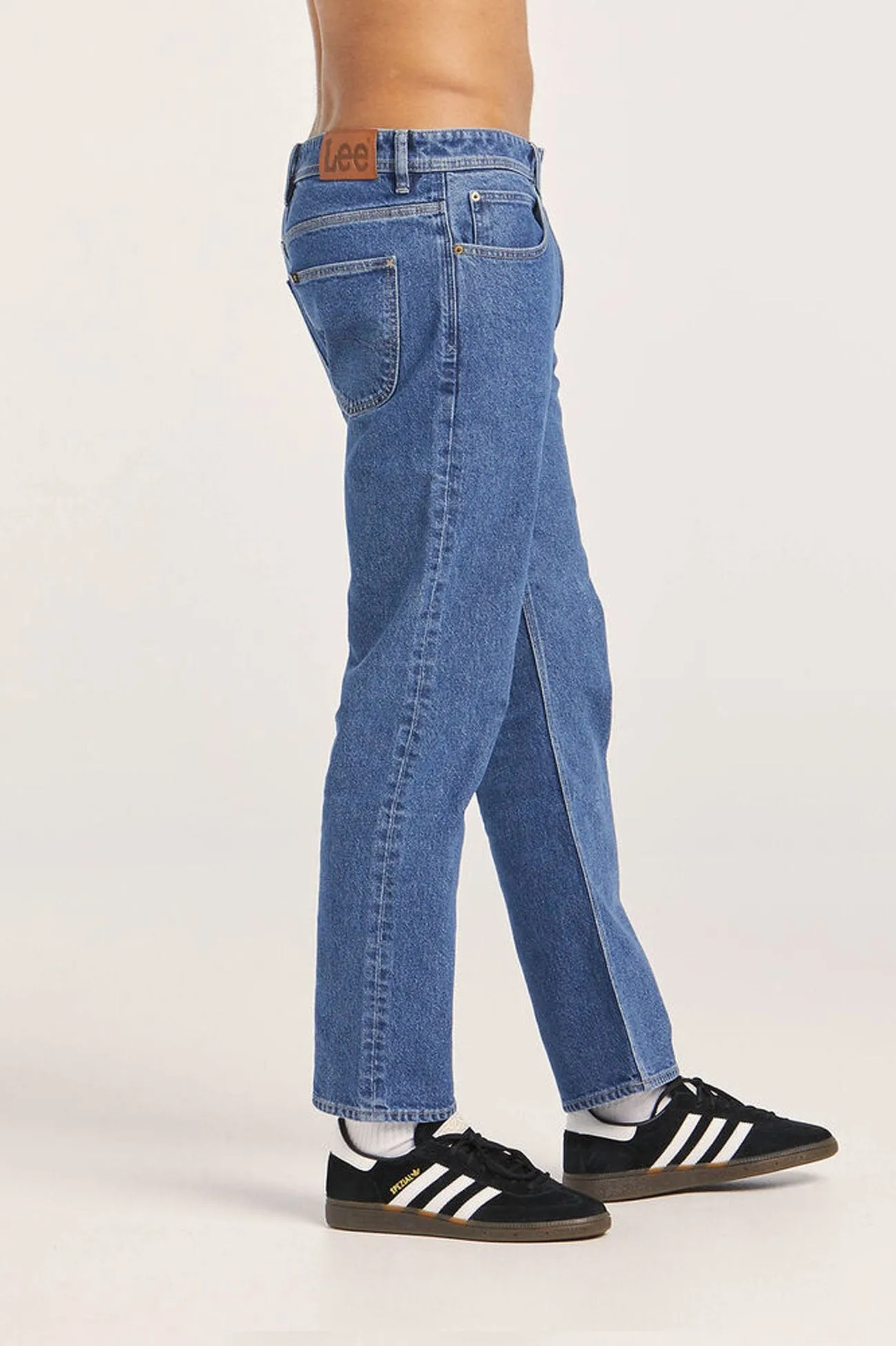 L-Three Straight Jean Satisfaction Indigo Essential Wearable ReflectiveTrim