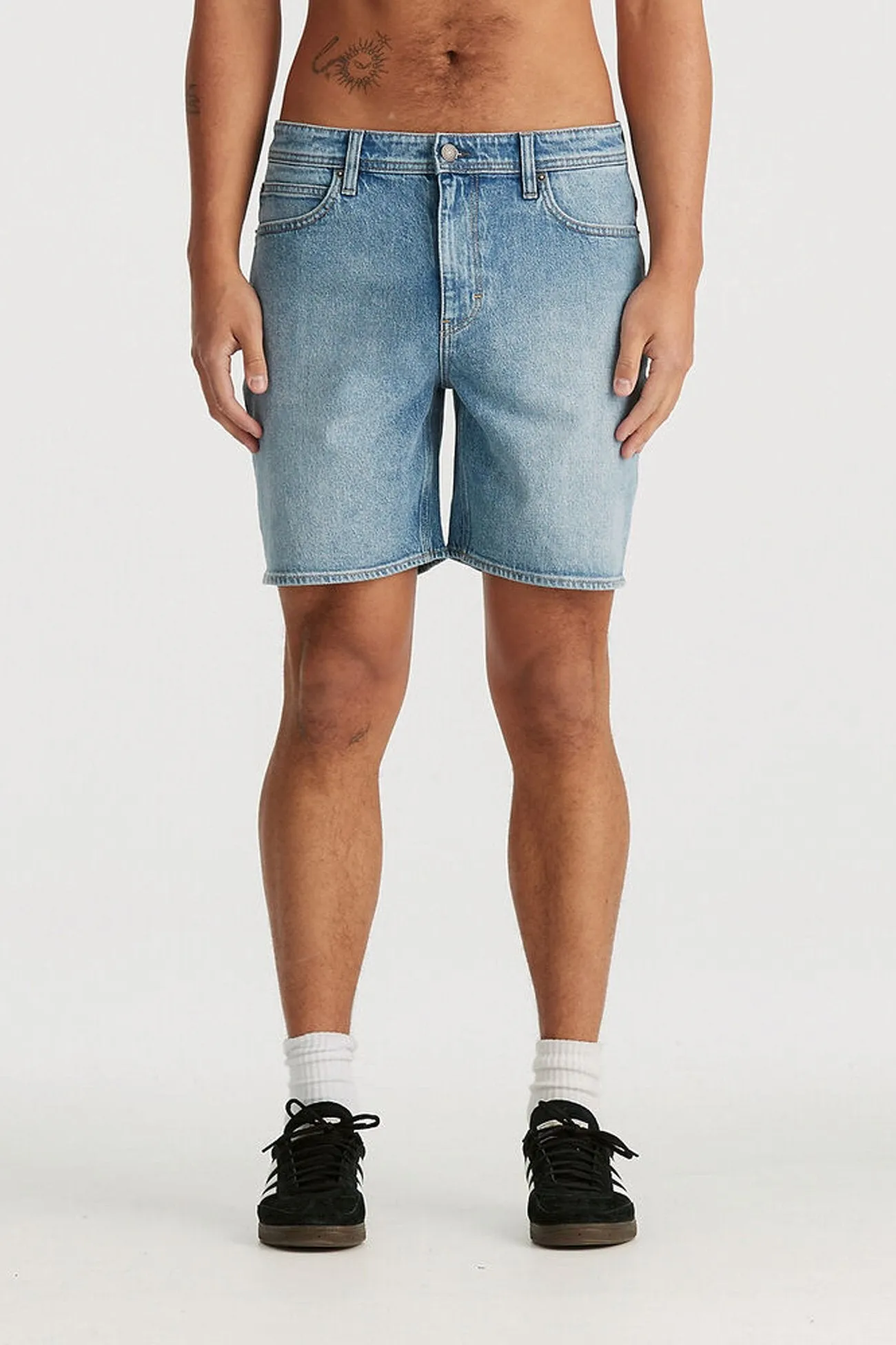 L-Three Short Groovejet Blue Quick-Dry Fabric