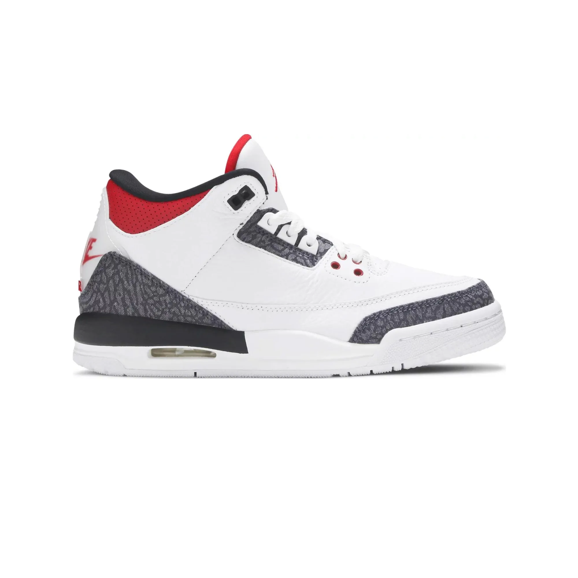 Air Jordan 3 Retro 'SE Fire Red Denim' GS (2020) Comfort quality Run Friendly