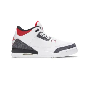 Air Jordan 3 Retro 'SE Fire Red Denim' GS (2020) Comfort quality Run Friendly
