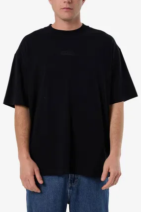 Superior Thrills Box Fit Oversize Tee Black Contemporary Cut