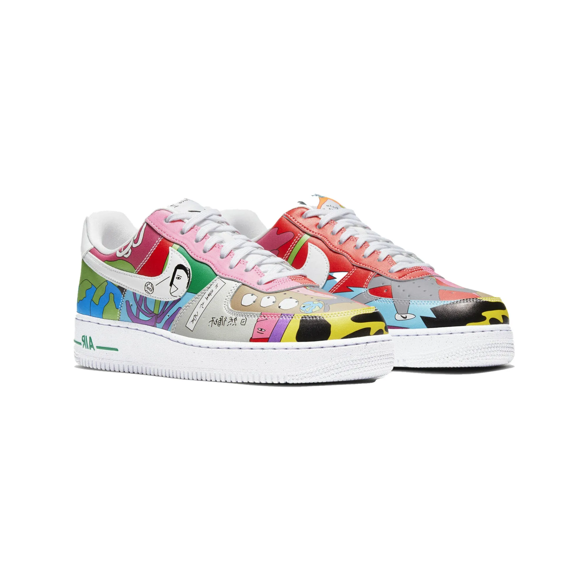 Air Force 1 x Ruohan Wang 'Flyleather' Ventilated Arch Support Abduction Guide
