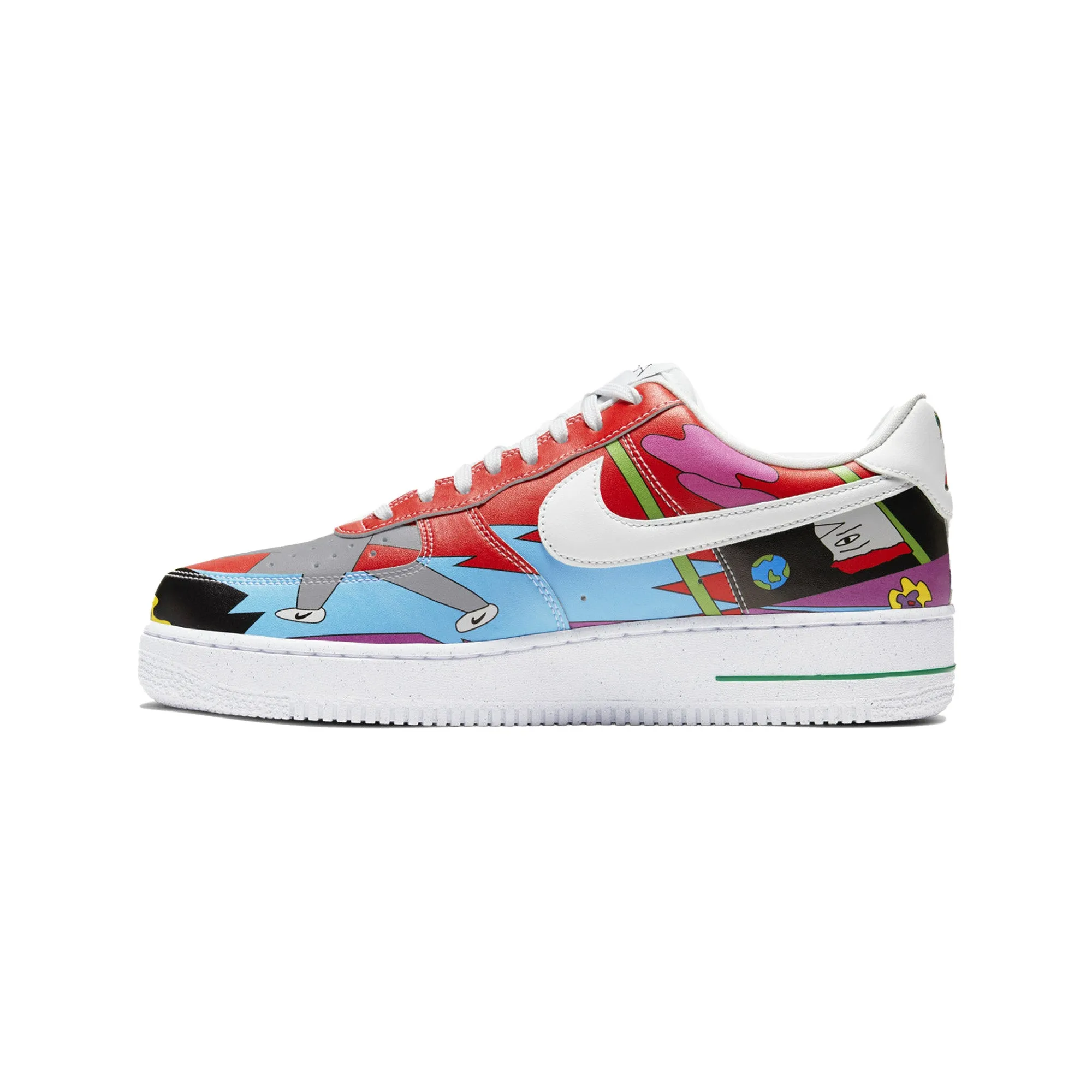 Basic Fit Air Force 1 x Ruohan Wang 'Flyleather'
