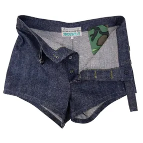 Stretch Woven Fabric Unisex Design Scuba Trunks - Okinawa Denim