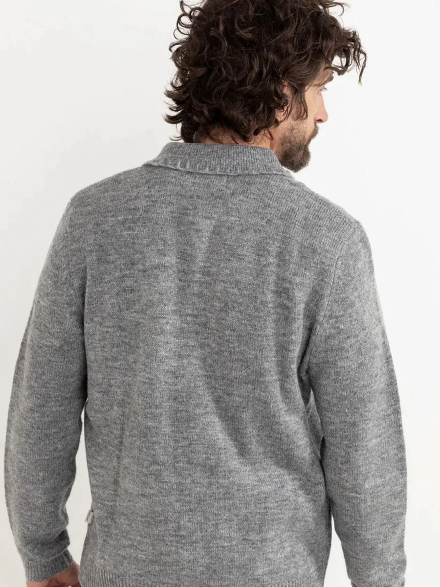 RHYTHM MOHAIR WHIP STITCH KNIT - GREY Self Cleaning Coating